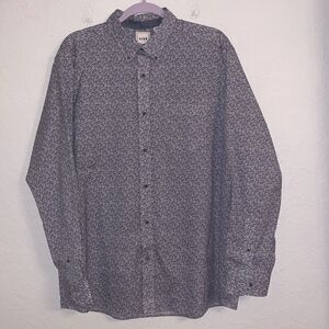 Rowm Cotton Long Sleeve Men’s Shirt Size L